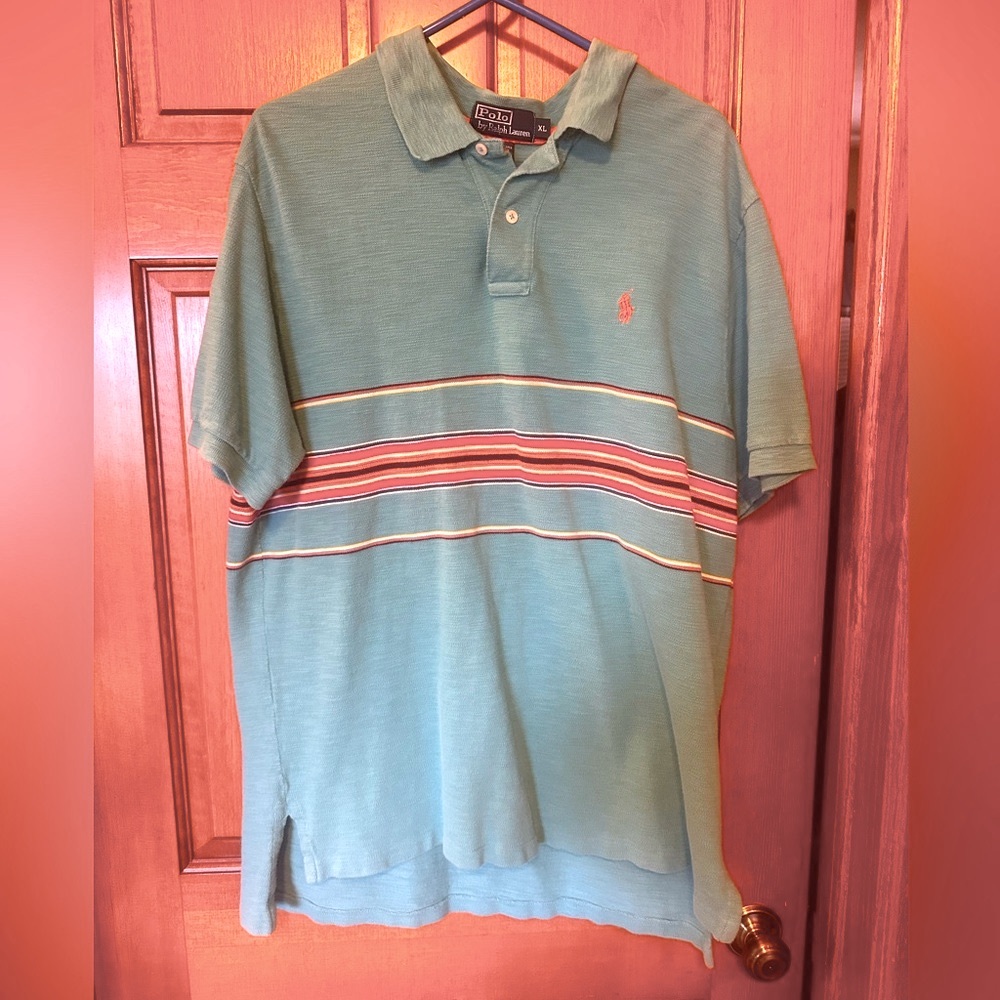 Men’s Polo by Ralph Lauren . Fun bright colors . In great condition